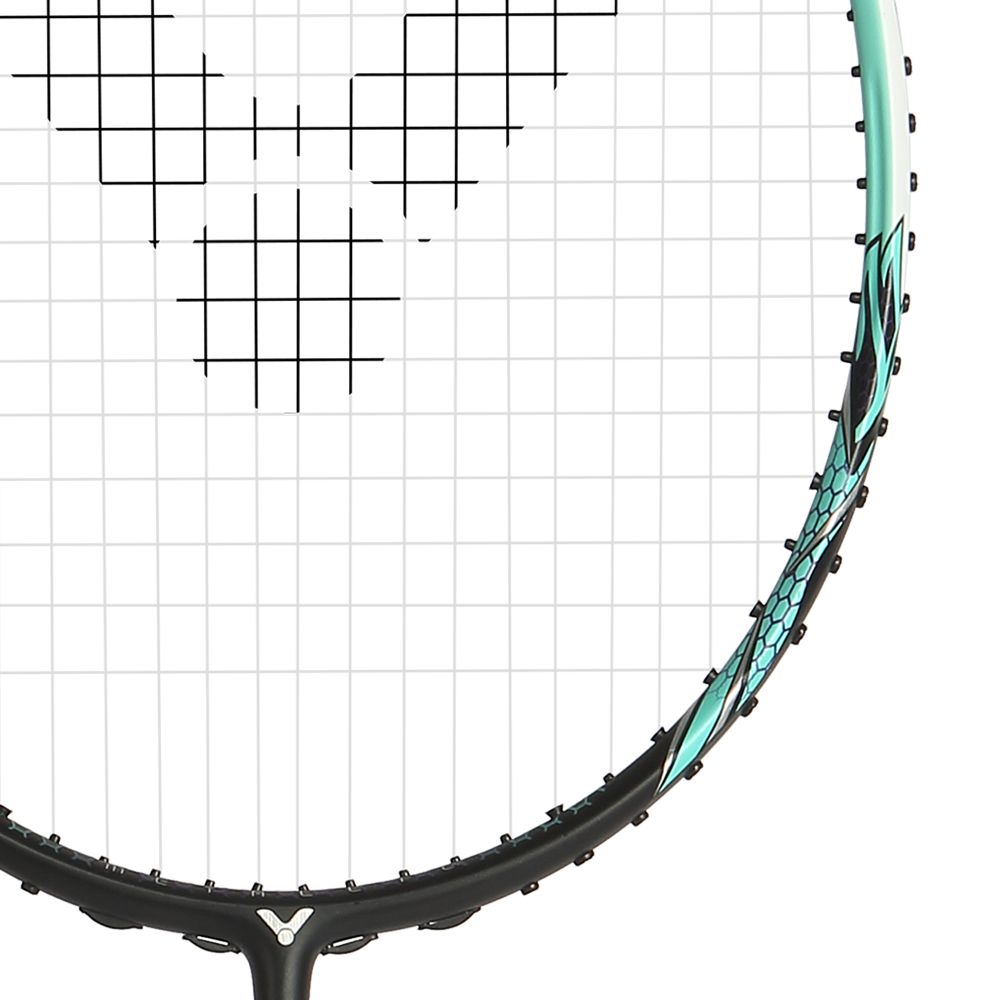 VICTOR 勝利體育 神速 羽球拍 安東森指定戰拍(ARS-90K METALLIC R 灰綠松石色)