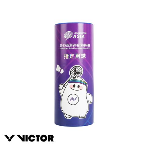 VICTOR 勝利體育 2025亞錦賽紀念人造球 碳音球(NCS_BAC25 3入裝/筒)