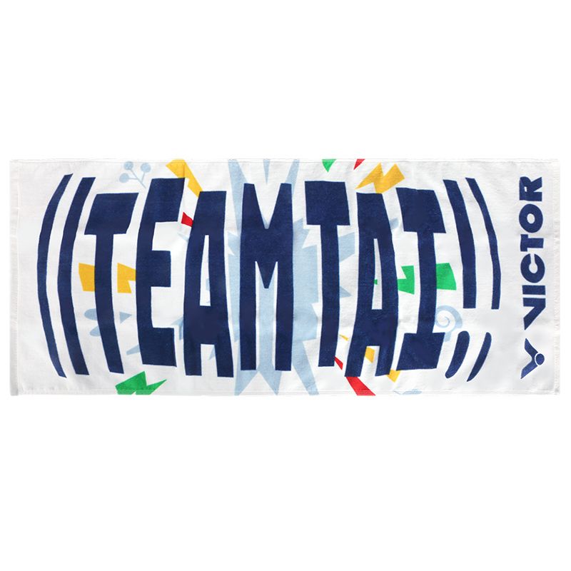VICTOR 勝利體育 戴資穎 TEAM TAI 挺戴應援毛巾(C-4193TT A/B 白/藏青)