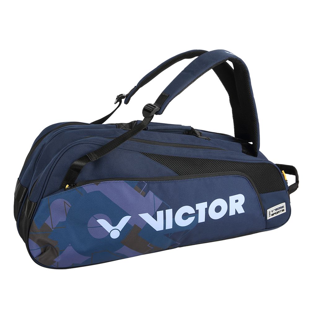 VICTOR 勝利體育 6支裝拍包 羽拍包(BR6219 B/G/R 藏青/深綠/鸚鵡粉綠)