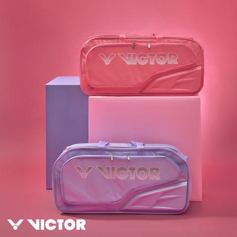 VICTOR 勝利體育 膠囊系列 矩形包(BR9615CPS I/紅鶴粉 J/葡萄紫)