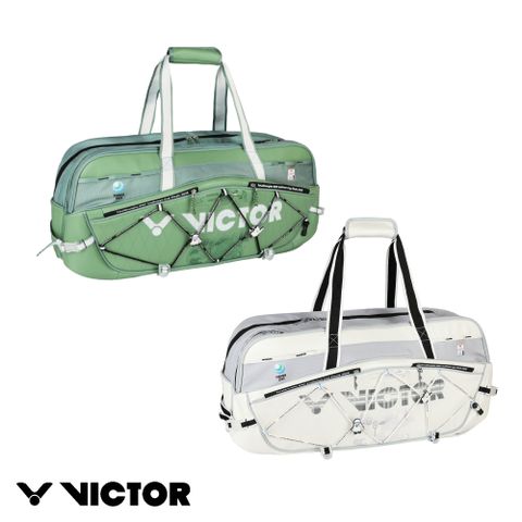 VICTOR 勝利體育 2025蘇迪曼盃紀念矩形包(BR5647SC25 G/花崗岩綠 HA/月岩灰/白)