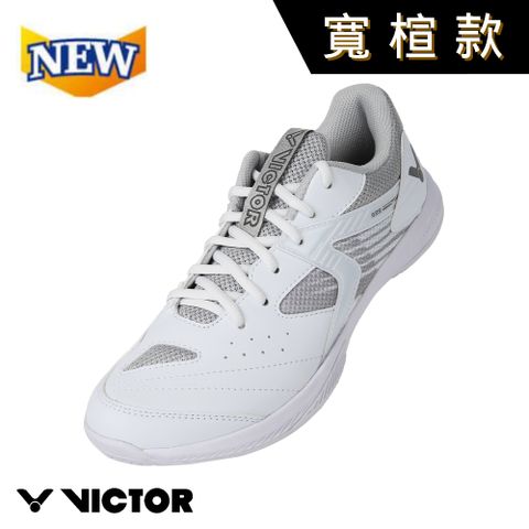 【VICTOR 勝利體育】羽球鞋 寬楦(S35 A蒸餾白)