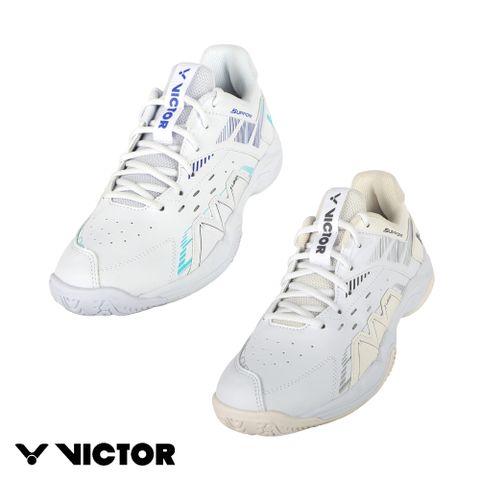 VICTOR 勝利體育 寬楦 羽球鞋(P8500CLS A/亮白 AL/亮白/暖白)