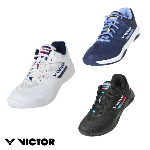 【VICTOR 勝利體育】羽球鞋 寬楦(A301 AB/B/C 白 標準藍/中世紀藍/黑)