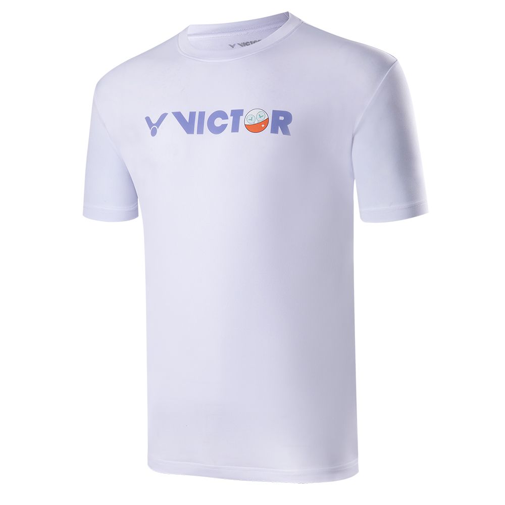 VICTOR 勝利體育 羽球扭蛋T-shirt(T-2405 A/C 白/黑)