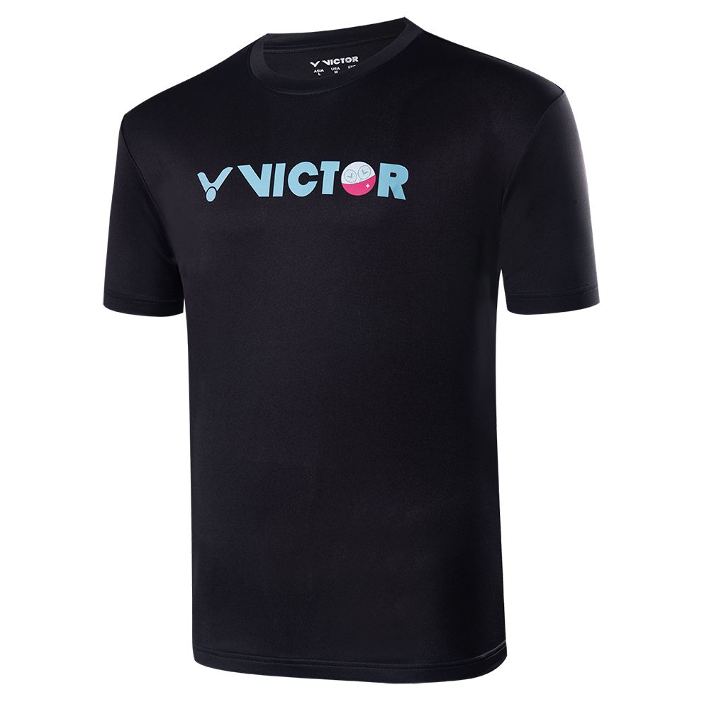 VICTOR 勝利體育 羽球扭蛋T-shirt(T-2405 A/C 白/黑)