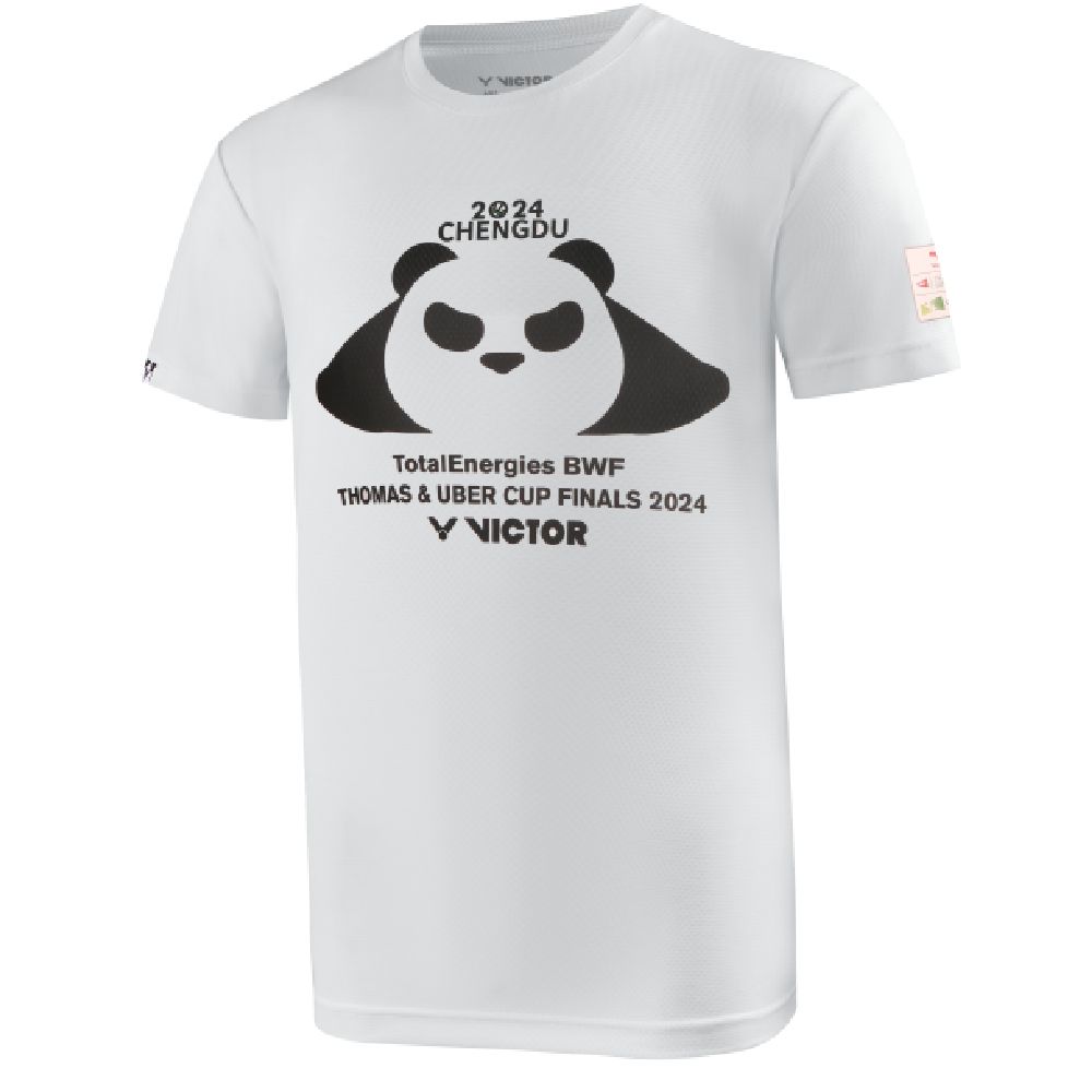 VICTOR 勝利體育 2024年湯優盃紀念T-shirt(T-TUC2401 A/C/F 白/黑/藍綠)