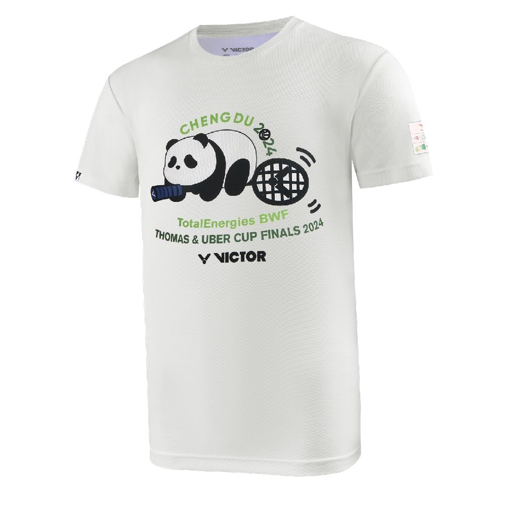 VICTOR 勝利體育 2024年湯優盃紀念T-shirt(T-TUC2402 C/L 黑/奶油白)