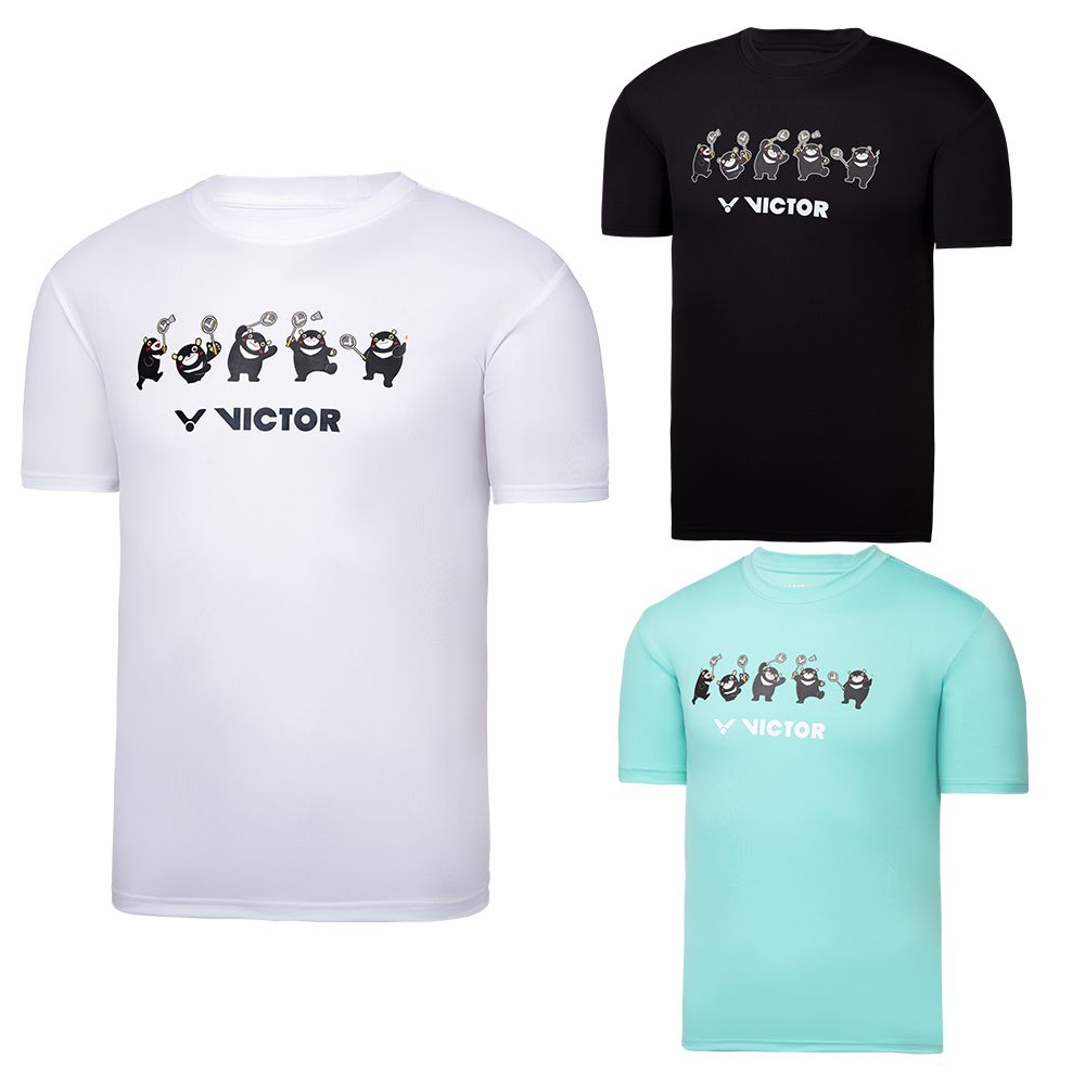 VICTOR 勝利體育 2024高雄大師賽紀念T-shirt(T-VKO24 A/C/M 白/黑/藍綠)