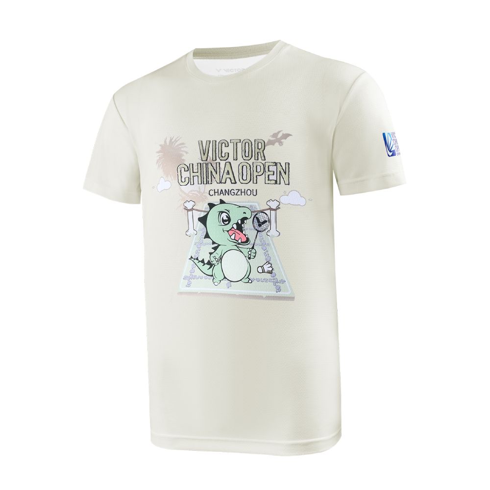 VICTOR 勝利體育 2024中國公開賽紀念T-shirt(T-CO2402 A/漂白 C/黑 V/斑鳩灰)