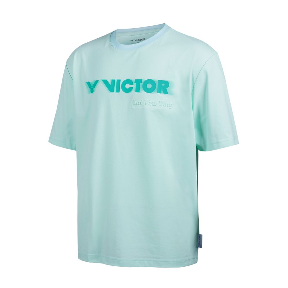 VICTOR 勝利體育 戴資穎致敬系列休閒款T恤 中性款(T-50005TTY C/黑色 R/清澈綠)