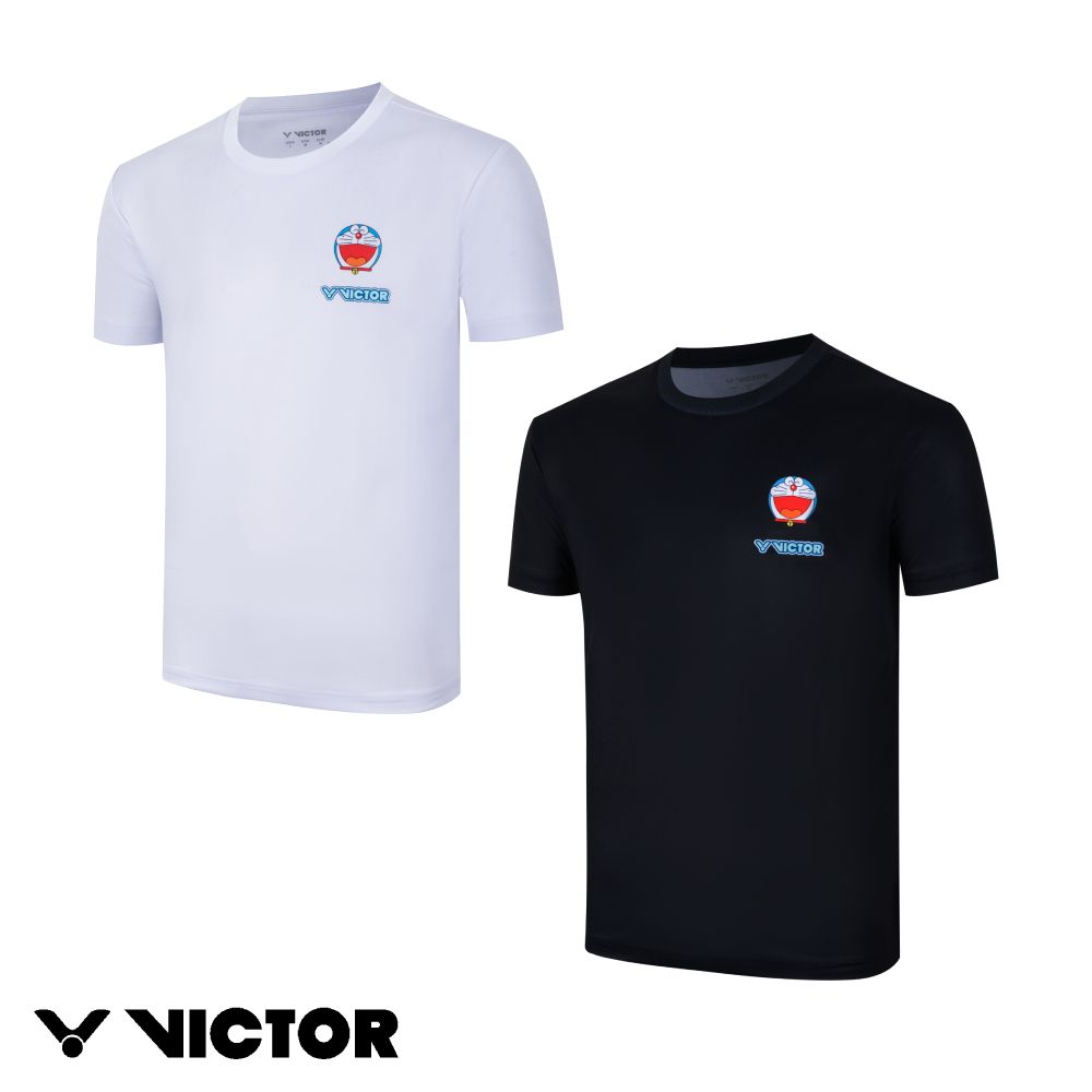 VICTOR 勝利體育 哆啦A夢限定系列T-Shirt(T-504DRM A/漂白 C/黑)