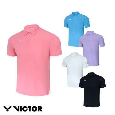 VICTOR 勝利體育 膠囊系列 針織POLO衫 中性款(S-503CPS A/牛奶白 C/午夜黑 I/紅鶴粉 J/葡萄紫 M/冰山藍)