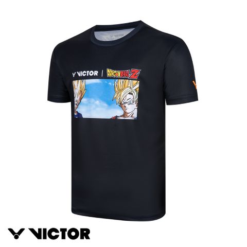 【VICTOR 勝利體育】VICTOR x DRAGON BALL Z 聯名T恤 T-501DBZ C/黑色