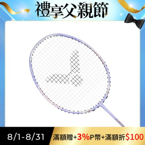 【VICTOR 勝利體育】極速 羽球拍(JS-12 F T 紫藤蘿)