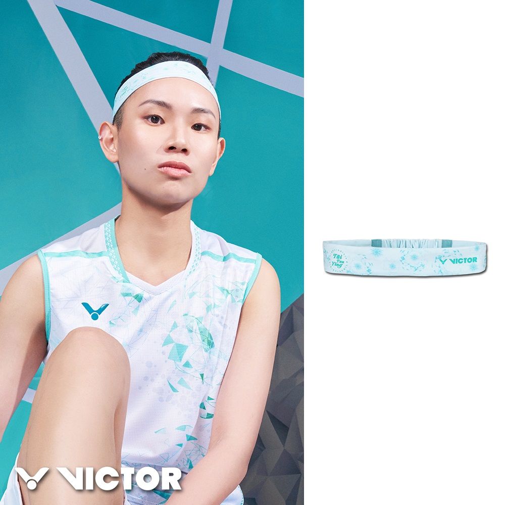 VICTOR 勝利體育 戴資穎致敬系列運動髮帶(C-2094TTY R 清澈綠)