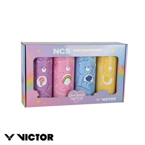 VICTOR 勝利體育 X Care Bears 聯名系列人造球禮盒 NCS_CBC GB(單筒1/4打(3入裝)*4筒)