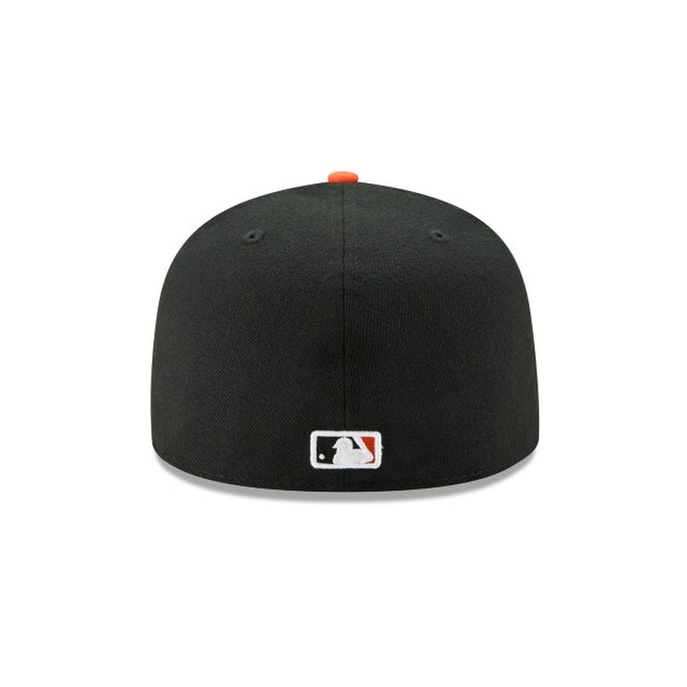 NEW ERA 5950 MLB 球員帽巨人 黑/ 橘-NE70360951