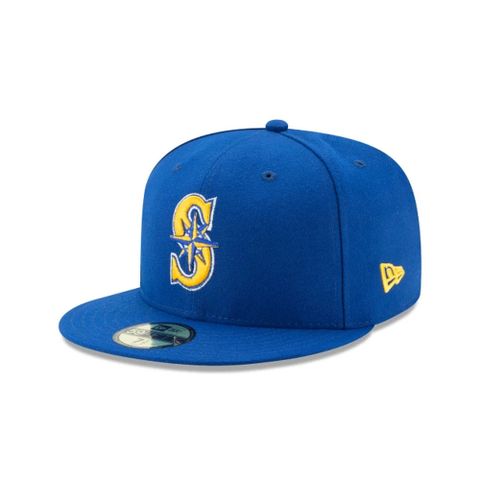 【NEW ERA】5950 MLB 球員帽 水手 皇家藍-NE70360955