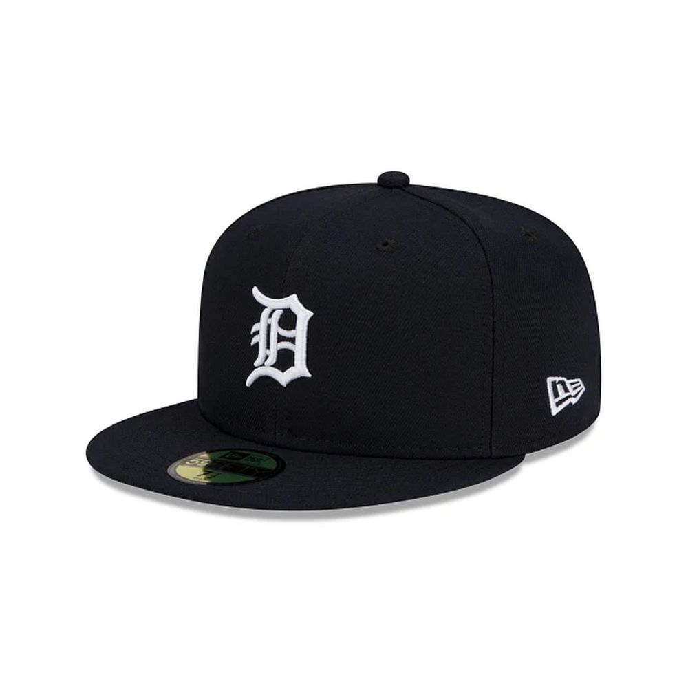 NEW ERA 5950 MLB 球員帽 底特律老虎 海軍藍/白-NE70654425