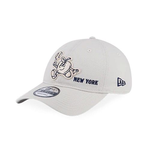 NEW ERA 940UNST CITY VIBE-NY CARTOON 紐約洋基 象牙白-NE13773871