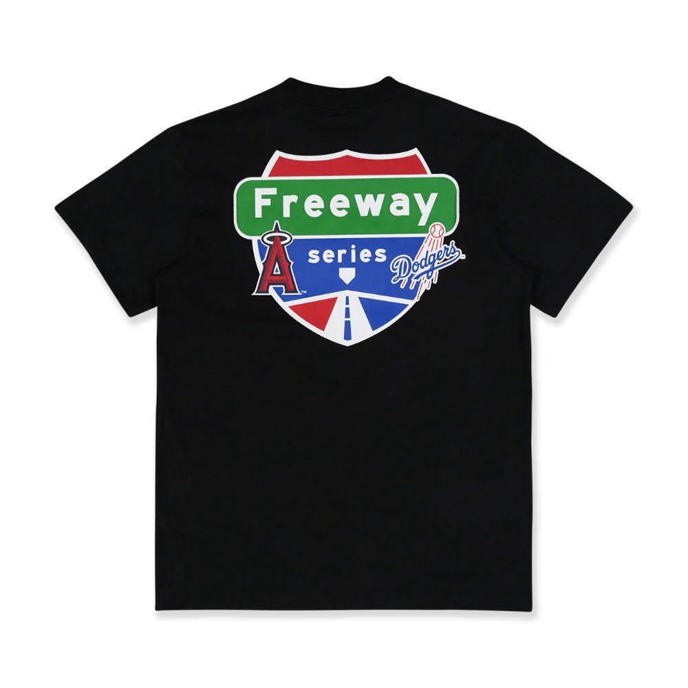 NEW ERA 短袖Tee FREEWAY SERIES  洛杉磯天使&道奇 黑-NE13774250