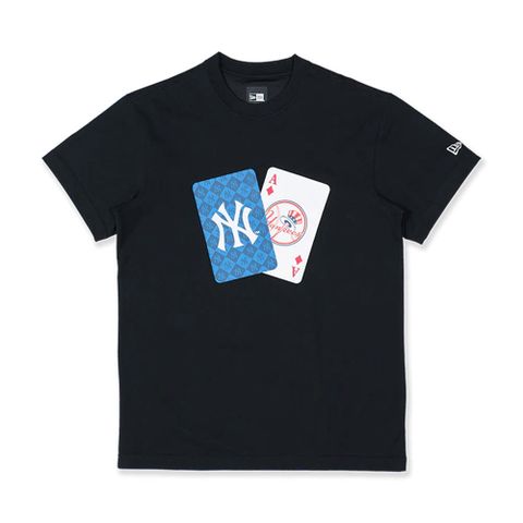 NEW ERA 短袖Tee MLB PLAY CARD 紐約洋基 黑-NE13702545