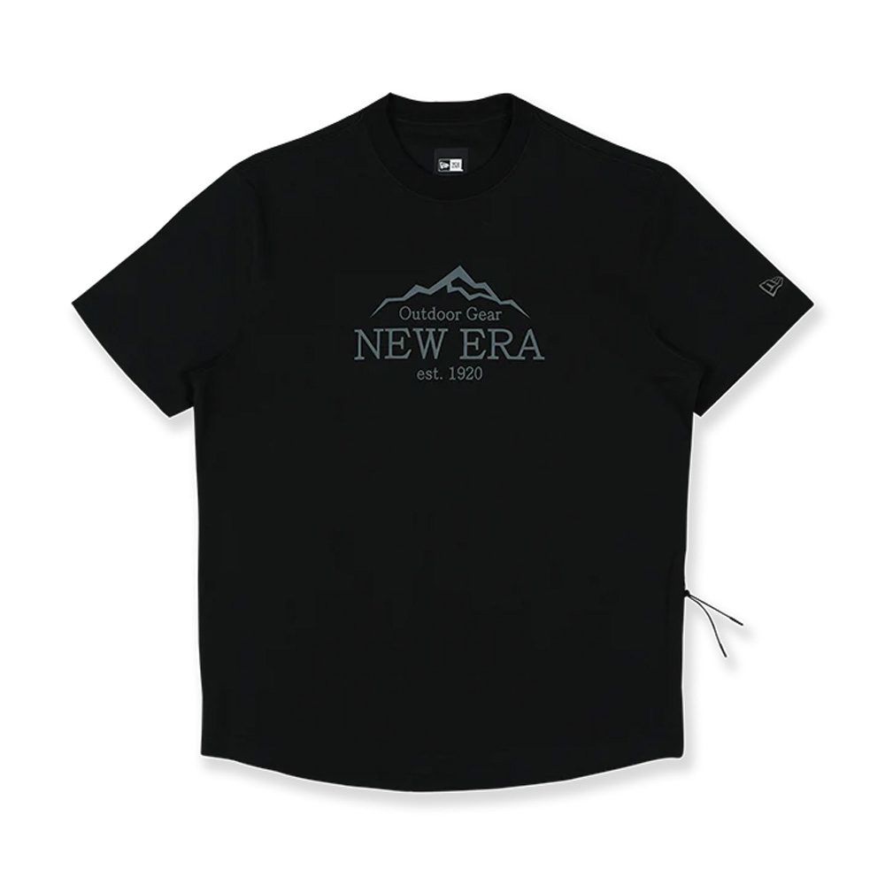 NEW ERA 男女 短袖Tee OUTDOOR BASIC LOGO  黑