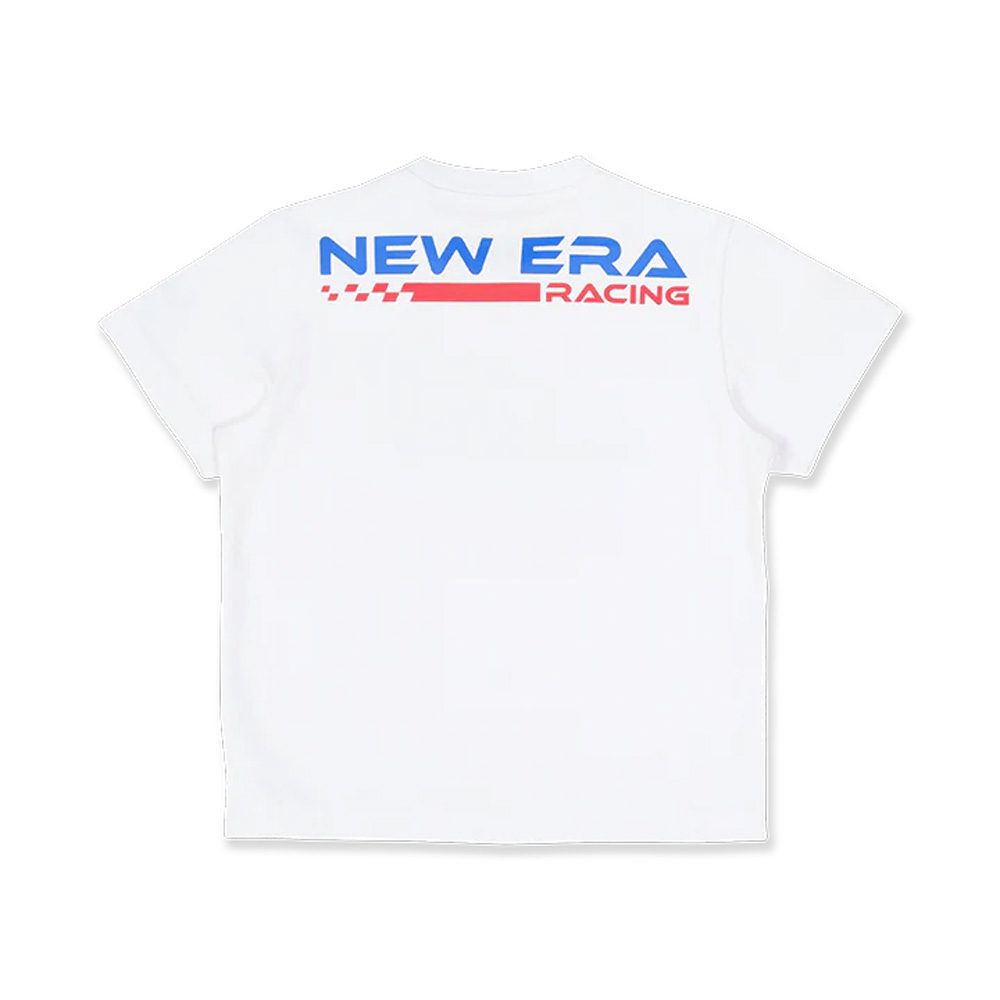 NEW ERA 童 短袖Tee  RACING  白