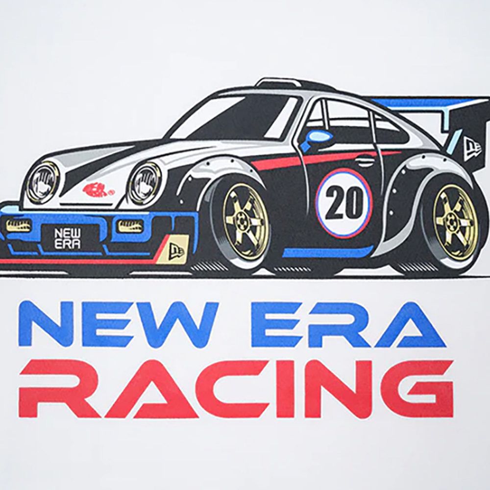 NEW ERA 童 短袖Tee  RACING  白