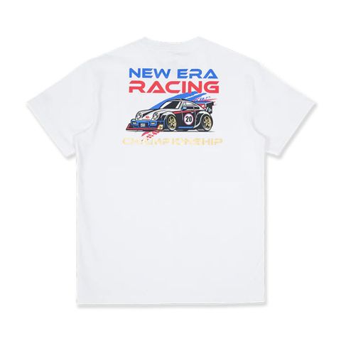 NEW ERA 男女 短袖Tee  RACING  白