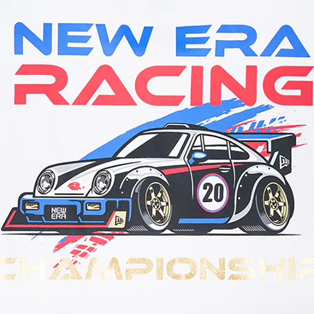 NEW ERA 男女 短袖Tee  RACING  白