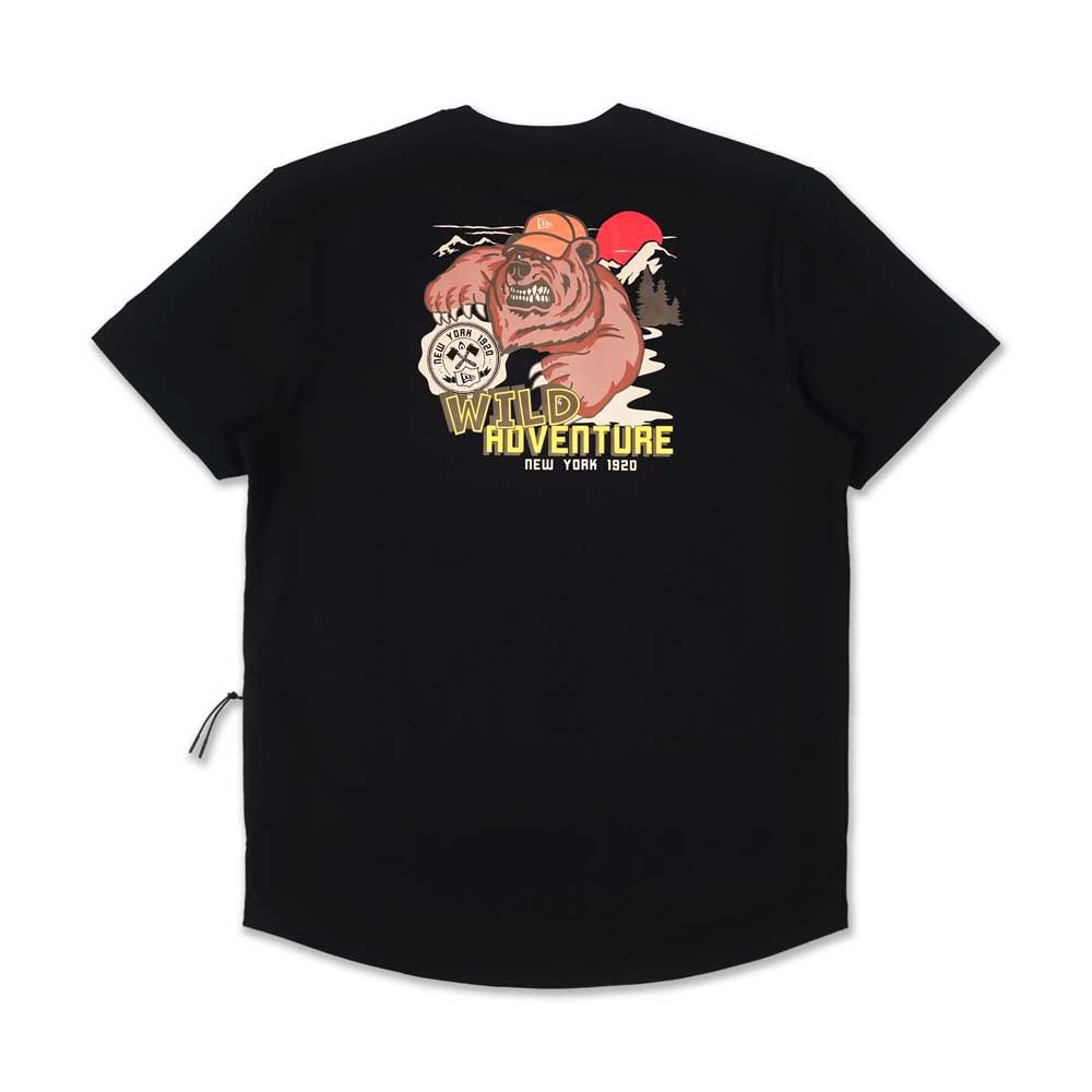 NEW ERA 短袖Tee WILD ADVENTURE CARTOON  黑-NE13957252