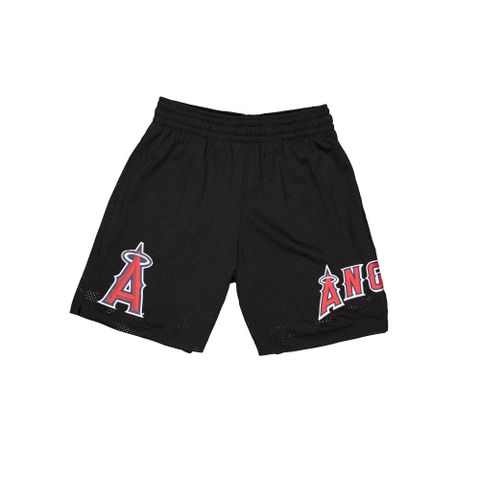 【NEW ERA】短褲 Q124Shorts 洛杉磯天使 黑-NE60500381