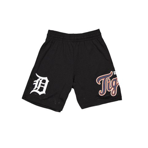 NEW ERA 短褲 Q124Shorts 底特律老虎 黑-NE60500383