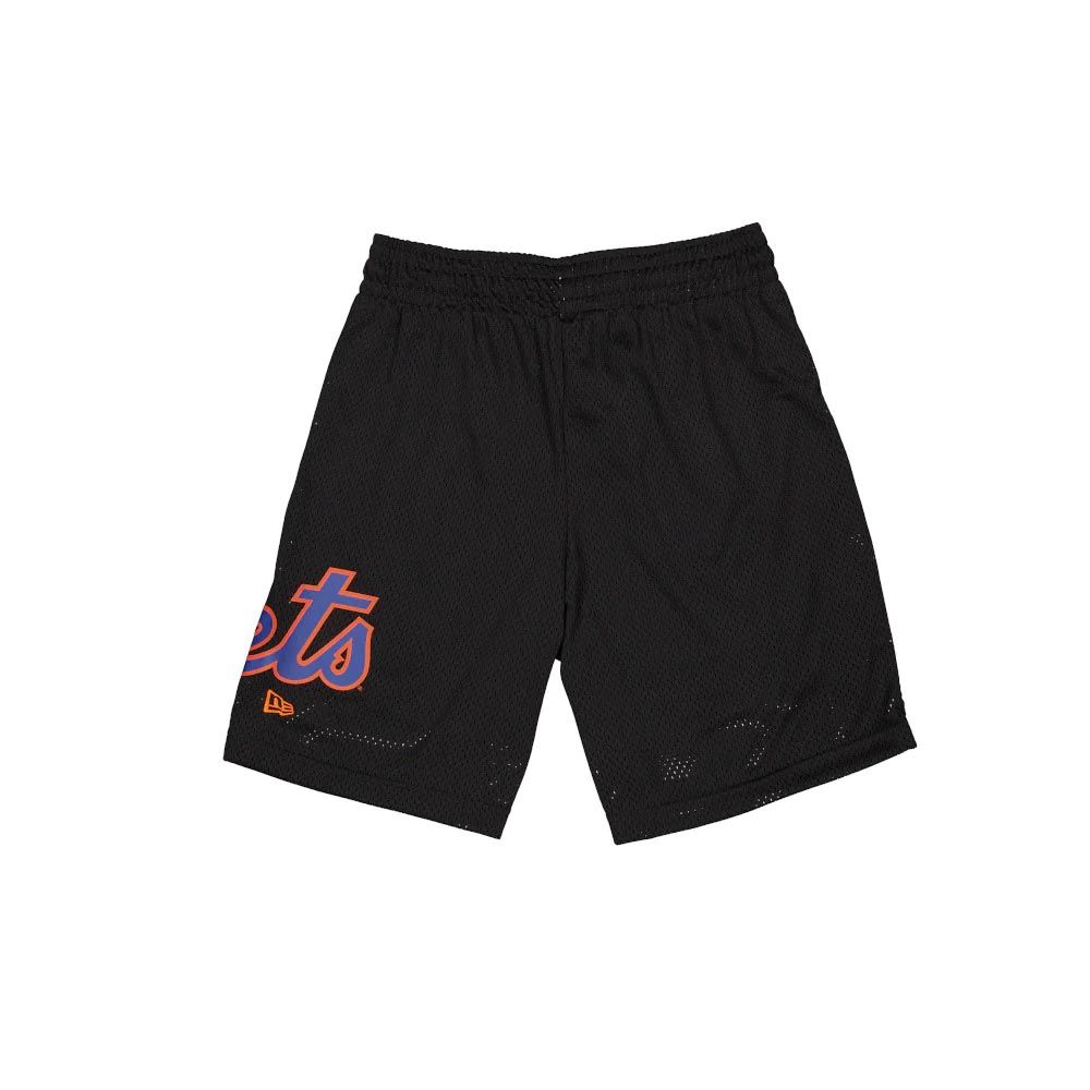 NEW ERA 短褲 Q124Shorts 紐約大都會 黑-NE60500397