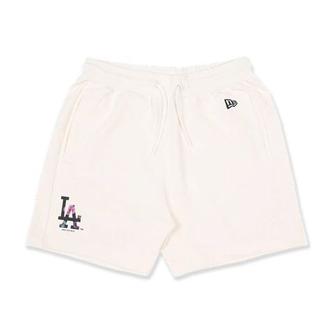 【NEW ERA】女 短褲 FLORAL WOMEN 洛杉磯道奇 象牙白-NE13702501