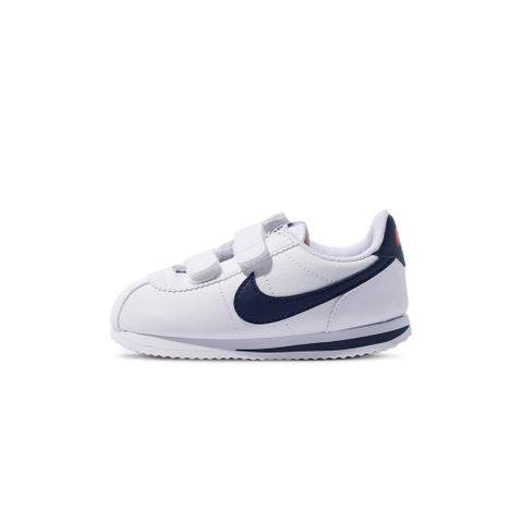 NIKE 耐吉 Cortez Basic SL TDV 小童 白黑 魔鬼氈 舒適 包覆 休閒鞋 904769-106