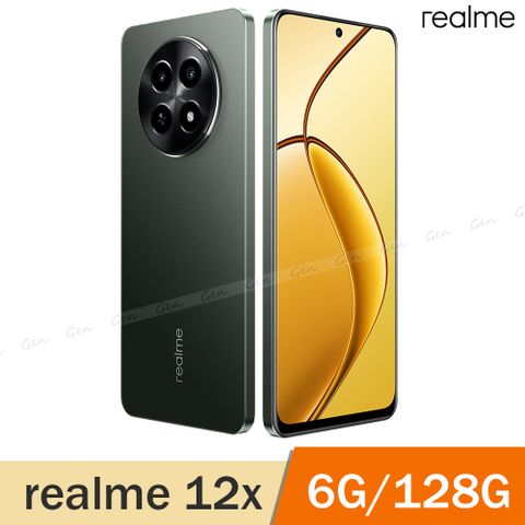 realme 12x 5G (6G/128G) -閃耀黑