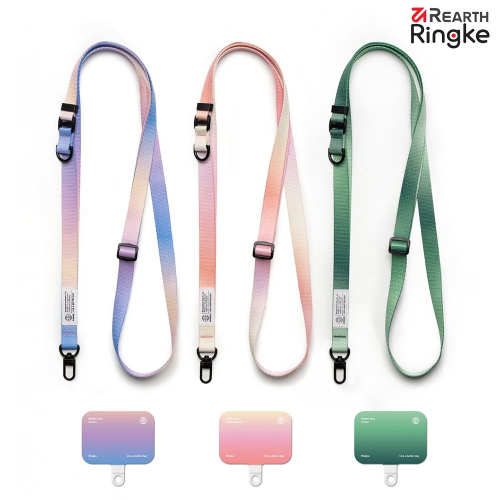 Ringke ｜Rearth [Design Shoulder Strap] 寬版手機肩背掛帶