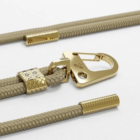 XOUXOU 登山扣掛繩6mm-灰褐色Taupe