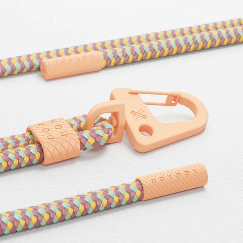 XOUXOU 登山扣掛繩V2 6mm-蜜桃棕櫚Palm Springs