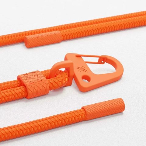 XOUXOU 登山扣掛繩V2 6mm-橘色Vibrant orange