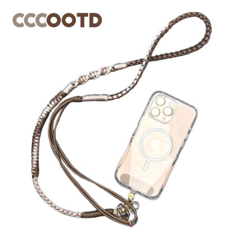 CCCOOTD 尼龍編織手機通用掛繩 (附墊片)