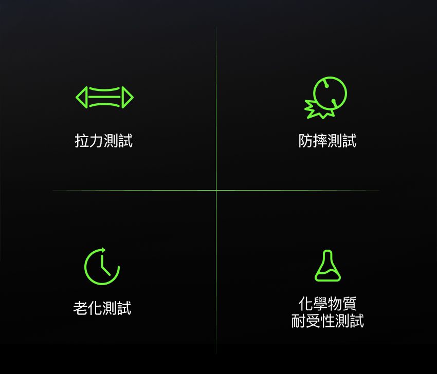 拉力測試防摔測試老化測試化學物質耐受性測試