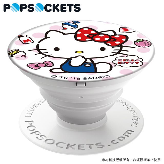 PopSockets 泡泡騷   美國 No.1 時尚手機支架-Hello Kitty-午茶時光