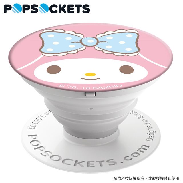 PopSockets 泡泡騷   美國 No.1 時尚手機支架-美樂蒂-經典浪漫