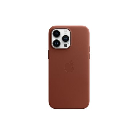 原廠 Apple iPhone 14 Pro Max 原廠皮革保護殼－赭紅（Magsafe）