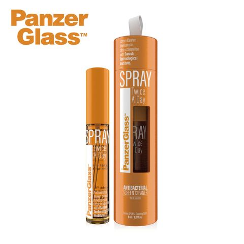 PanzerGlass SPRAY Twice A Day 天然抗菌螢幕清潔液-8ml